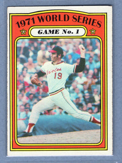 1972 Topps #223 World Series Game 1 EX  GO500