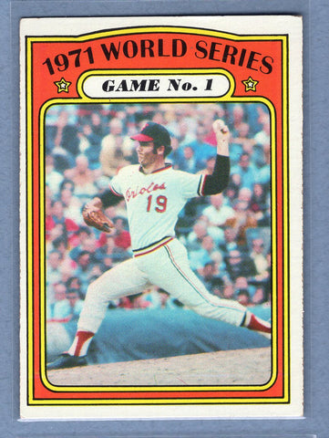 1972 Topps #223 World Series Game 1 EX  GO500