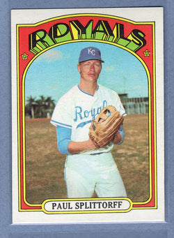 1972 Topps #315 Paul Splittorff EX-MT  GO483