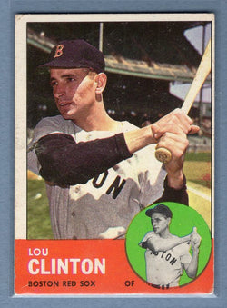 1963 Topps #96 Lou Clinton VG-EX Set Break