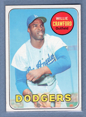 1969 Topps #327 Willie Crawford  EX-MT  GO265
