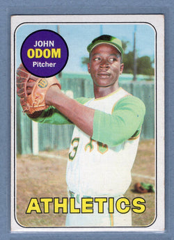1969 Topps #195 John Odom(C) EX  GO850