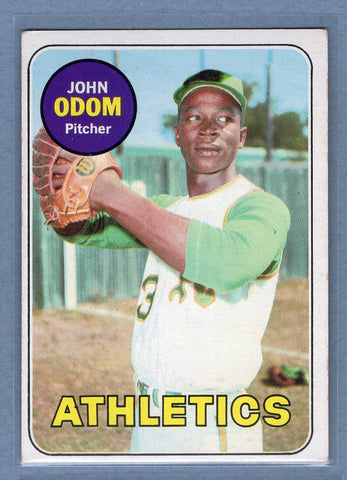 1969 Topps #195 John Odom(C) EX  GO850