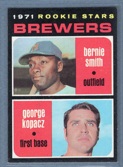 1971 Topps #204 Brewers Rookies (Kopacz/Smith)  EX  GO747