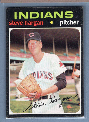 1971 Topps #375 Steve Hargan (c) EX  GO950