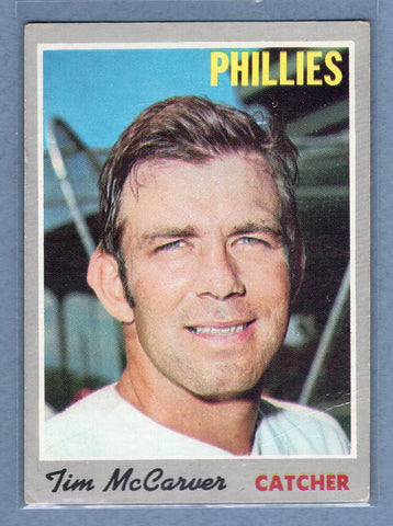 1970 Topps #90 Tim McCarver  (b) G-VG  GO900