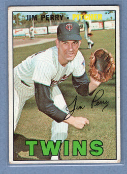 1967 Topps #246 Jim Perry VG-EX  GO360