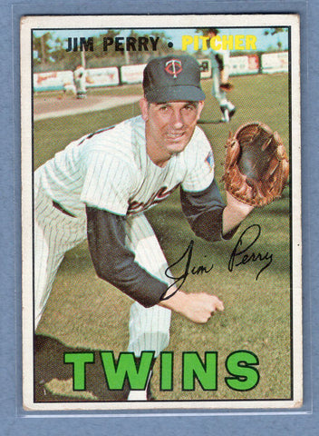 1967 Topps #246 Jim Perry VG-EX  GO360