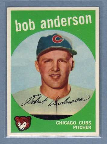 1959 Topps #447 Bob Anderson EX-MT High Grade Set Break B