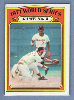 1972 Topps #224 World Series Game 2 EX  GO500