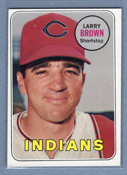 1969 Topps #503 Larry Brown (a) EX   GO501
