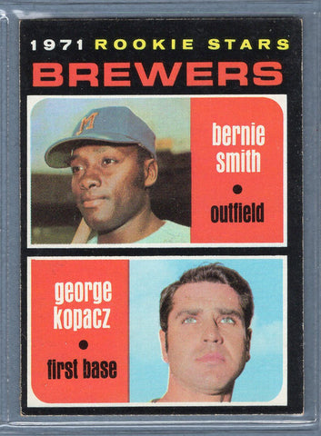 1971 Topps #204 Brewers Rookies  EX  SB1