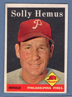 1958 Topps #207 Solly Hemus EX  GO495