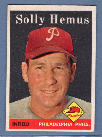 1958 Topps #207 Solly Hemus EX  GO495