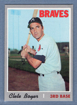 1970 Topps #206 Clete Boyer  EX-MT  SB2