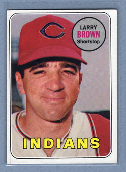 1969 Topps #503 Larry Brown (b) EX   GO501