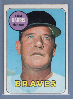 1969 Topps #196 Lum Harris (st)(a) VG  GO850