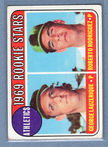 1969 Topps #358 Athletics Rookies (mk) VG  GO350