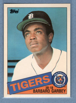 1985 Topps Tiffany #243 Barbaro Garbey NM