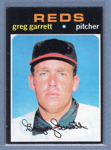 1971 Topps #377 Greg Garrett (c) EX  GO950