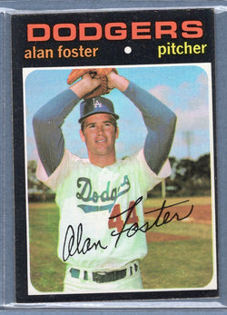 1971 Topps #207 Alan Foster  EX  SB1