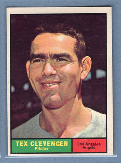 1961 Topps #291 Tex Clevenger EX-MT  GO522