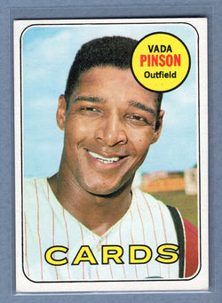 1969 Topps #160 Vada Pinson (b) EX-MT  GO602