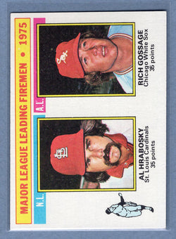 1976 Topps #205 Leading Firemen  (f) EX-MT  GO450