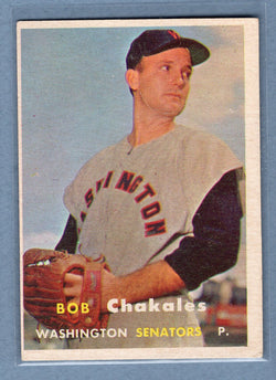 1957 Topps #261 Bob Chakales (a) EX   GO260