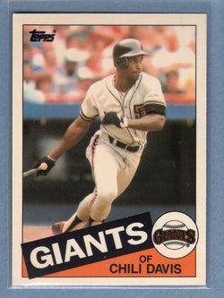 1985 Topps Tiffany #245 Chili Davis NM