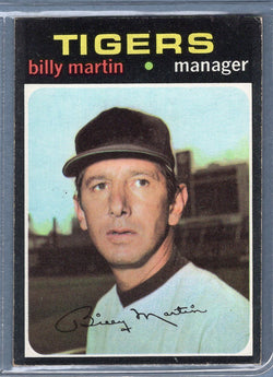 1971 Topps #208 Billy Martin  EX  SB1