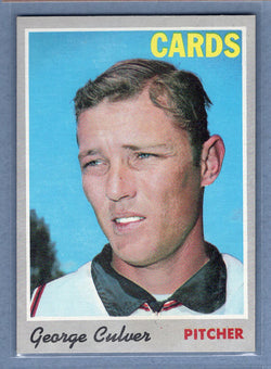 1970 Topps #92 George Culver  (b) EX-MT  GO900