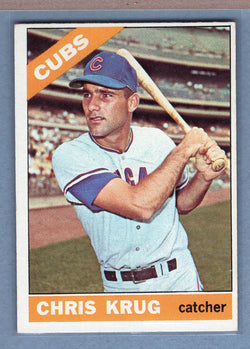 1966 Topps #166 Chris Krug (b) VG-EX  GO470
