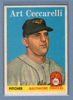 1958 Topps #191 Art Ceccarelli VG-EX  GO129