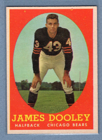 1958 Topps #8 James Dooley  EX  GO801