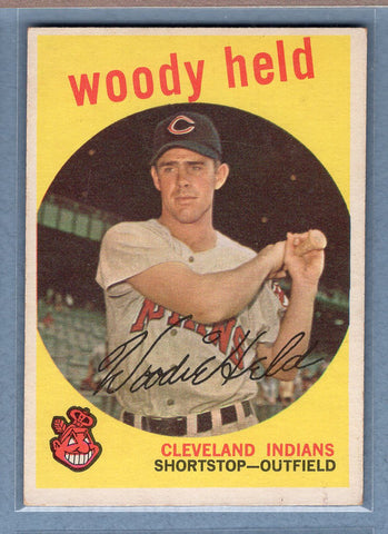 1959 Topps #266 Woody Held (a) EX   GO410