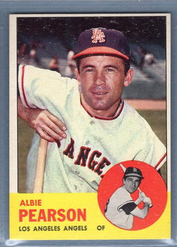 1963 Topps #182 Albie Pearson EX-MT  GO393