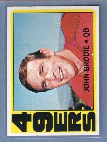 1972 Topps #220 John Brodie EX-MT  GO326
