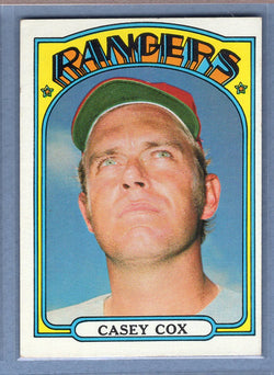 1972 Topps #231 Casey Cox EX  GO500