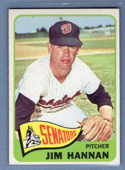 1965 Topps #394 Jim Hannan EX  GO137