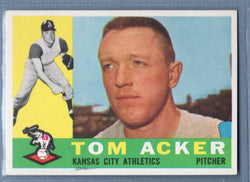 1960 Topps #274 Tom Acker VG-EX Set Break 1