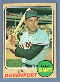 1968 Topps #525 Jim Davenport EX-MT  GO545