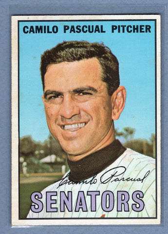 1967 Topps #71 Camilo Pascual EX-MT  GO368