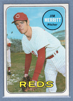 1969 Topps #661 Jim Merritt EX  GO572