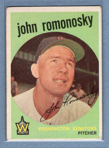 1959 Topps #267 Johnny Romonosky (a) EX   GO410