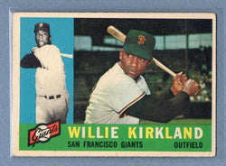 1960 Topps #172 Willie Kirkland VG  GO550