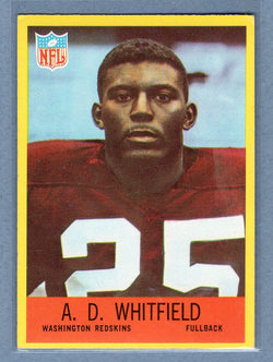 1967 Philadelphia #191 A.D. Whitfield EX-MT   GO118