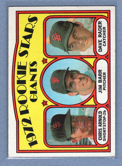 1972 Topps #232 Giants Rookies EX  GO500