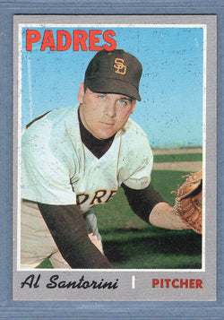 1970 Topps #212 Al Santorini (st) VG  SB1