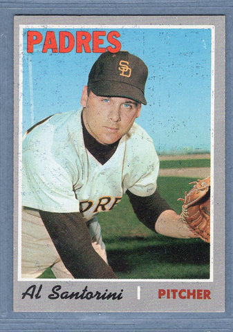 1970 Topps #212 Al Santorini (st) VG  SB1
